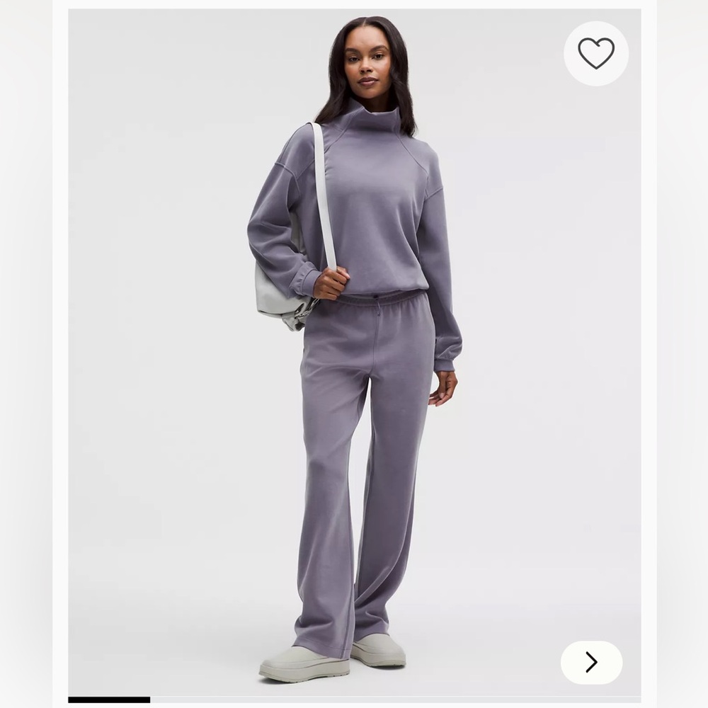 lululemon athletica Relaxed Wide-Leg Track Pants in Dusty Lavender
